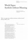 Research paper thumbnail of World Signs – Symbols without Meaning (Typography Day 2013)