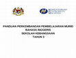 Research paper thumbnail of PANDUAN PERKEMBANGAN PEMBELAJARAN TAHUN 3