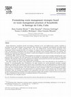 Research paper thumbnail of Formulating waste management strategies based on waste management practices of households in Santiago de Cuba, Cuba