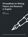 Research paper thumbnail of PhraseBook for Writing Papers and Research in English