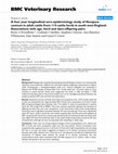 Research paper thumbnail of A four year longitudinal sero-epidemiology study of Neospora caninum in adult cattle from 114 cattle herds in south west England: Associations with age, herd and dam-offspring pairs