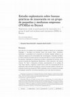 Research paper thumbnail of Estudio exploratario sobre buenas  prácticas de innovación en un grupo  de pequeñas y medianas empresas  (PYMEs) en Boyacá