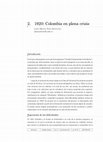 Research paper thumbnail of 1920: Colombia en plena crisis