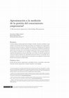 Research paper thumbnail of Aproximación a la medición  de la gestión del conocimiento  empresarial