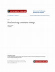 Research paper thumbnail of Benchmarking Continuous Haulage 