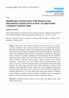 Research paper thumbnail of Identification of Dried Native Chili Markets in the International Tourism Sector in Peru: An Open-Ended Contingent Valuation Study