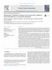 Research paper thumbnail of Morphometric modelling of ageing in the human pubic symphysis: Sexual dimorphism in an Australian population