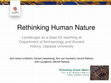 Research paper thumbnail of Rethinking Human Nature