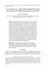 Research paper thumbnail of 'Loss of Innocence: Albert Moll, Sigmund Freud and the Invention of Childhood Sexuality around 1900', in: Medical History, 56,2 (2012), pp. 156-183