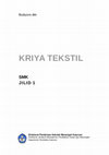 Research paper thumbnail of KRIYA TEKSTIL Direktorat Pembinaan Sekolah Menengah Kejuruan