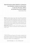 Research paper thumbnail of Apontamentos sobre História e Literatura  nos Estados Unidos do oitocentos:  o caso de The Spy (1821)  de James Fenimore Cooper