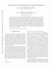 Research paper thumbnail of Phase separation and the phase diagram of cuprate superconductors