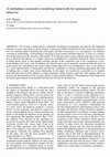 Research paper thumbnail of A multiphase constitutive modeling framework for unsaturated soil behavior