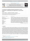 Research paper thumbnail of A constitutive modelling framework featuring two scales of behaviour: fundamentals and applications to quasi-brittle failure