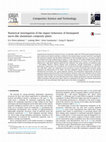 Research paper thumbnail of Numerical investigation of the impact behaviour of bioinspired nacre-like aluminium composite plates