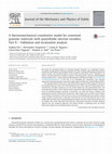 Research paper thumbnail of A thermomechanical constitutive model for cemented granular materials with quantifiable internal variables. Part II–Validation and localization analysis