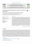 Research paper thumbnail of A nonlocal coupled damage-plasticity model for the analysis of ductile failure