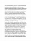 Research paper thumbnail of Some thoughts on Apollo-Dionysius in light of multimediality