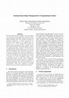 Research paper thumbnail of Sustained Knowledge Management by Organizational Culture