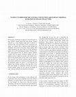 Research paper thumbnail of NUSSELT NUMBER FOR THE NATURAL CONVECTION AND SURFACE THERMAL RADIATION IN SOLAR COLLECTORS