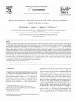 Research paper thumbnail of Interaction between natural convection and surface thermal radiation in tilted slender cavities