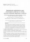 Research paper thumbnail of Optimización multiobjetivo para enrutamiento multicast en overlay networks utilizando algoritmos evolutivos