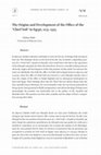 Research paper thumbnail of The Origins and Development of the Office of the Chief Sufi in Egypt, 1173-1325