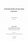 Research paper thumbnail of Performing Identities through Singing Performance