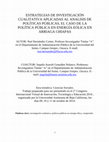 Research paper thumbnail of ESTRATEGIAS DE INVESTIGACIÓN CUALITATIVA APLICADAS AL ANALISIS DE POLÍTICAS PÚBLICAS, EL CASO DE LA POLÍTICA PÚBLICA EN ENERGÍA EÓLICA EN ARRIAGA CHIAPAS