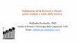 Research paper thumbnail of Valutazione della Recovery House: primi risultati e riflessioni sul ruolo della ricerca