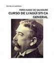 Research paper thumbnail of Curso de lingüística general (Ferdinand de Saussure)