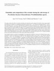 Research paper thumbnail of Osmolality and composition of the extender during the cold storage of  Prochilodus lineatus (Characiformes: Prochilodontidae) sperm