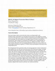 Research paper thumbnail of MUSC 112 Digital Vernacular Music-Cultures