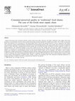 Research paper thumbnail of Consumer-perceived quality in ‘traditional’ food chains: The case of the Greek meat supply chain