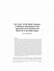 Research paper thumbnail of Two "Seers" of the Hindu Chaosmos: A Diotimean Schizoanalysis of the Approaches of Iris Murdoch and Diana Eck to the Hindu Images/Anway Mukhopadhyay