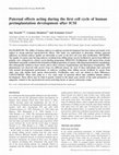 Research paper thumbnail of Paternal effects acting during the first cell cycle of human preimplantation development after ICSI