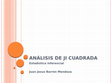 Research paper thumbnail of ANALISIS DE JI CUADRADA