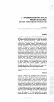 Research paper thumbnail of A TOPONÍMIA COMO CONSTRUÇÃO HISTÓRICO-CULTURAL: o exemplo dos municípios do estado do Ceará