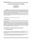 Research paper thumbnail of LA FISICA DEL ESTADO SOLIDO DE LA MATERIA 