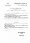 Research paper thumbnail of Bộ Y TẾ CỘNG HÒA XÃ HỘI CHỦ NGHĨA VIỆT NAM Ðộc lập -Tự do -Hạnh phúc