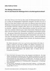 Research paper thumbnail of „The Making of Democrats: Die US-amerikanische Bildungsarbeit in Nachkriegsdeutschland“