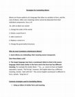 Research paper thumbnail of strategies of translating idioms