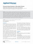 Research paper thumbnail of Ultrasound-Induced Nucleation in Microcellular Polymers