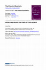 Research paper thumbnail of Apollonios and the end of the Aeneid