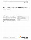 Research paper thumbnail of Channel Estimation in OFDM Systems