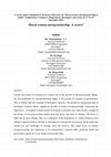 Research paper thumbnail of “Rural women entrepreneurship: A review”