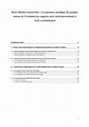 Research paper thumbnail of Boris Mirkine-Guetzévitch : La conscience juridique des peuples, moteur de l’évolution des rapports entre droit international et droit constitutionnel