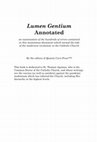 Research paper thumbnail of Lumen Gentium Annotated