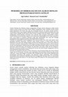 Research paper thumbnail of PEMODELAN HIDROLOGI HUJAN-ALIRAN DENGAN MENGGUNAKAN DATA SATELIT