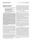 Research paper thumbnail of Mechanisms for Solvent Tolerance in Bacteria